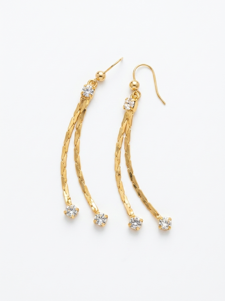 Crystal String Earrings