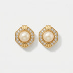 Dawn Pearl Halo Earrings