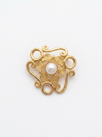 Filigrane Opal Brooch