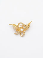 Foliage Pearl Brooch