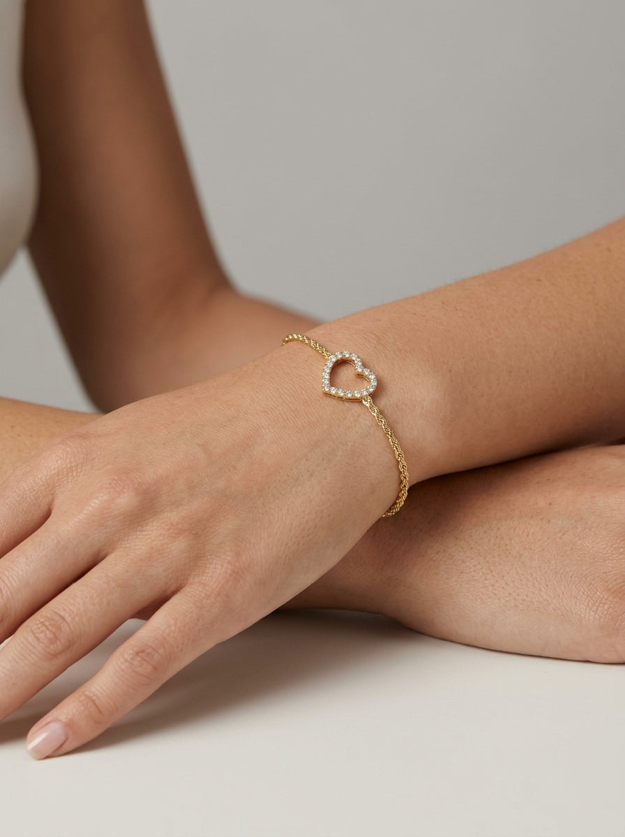 Heart Link Bracelet