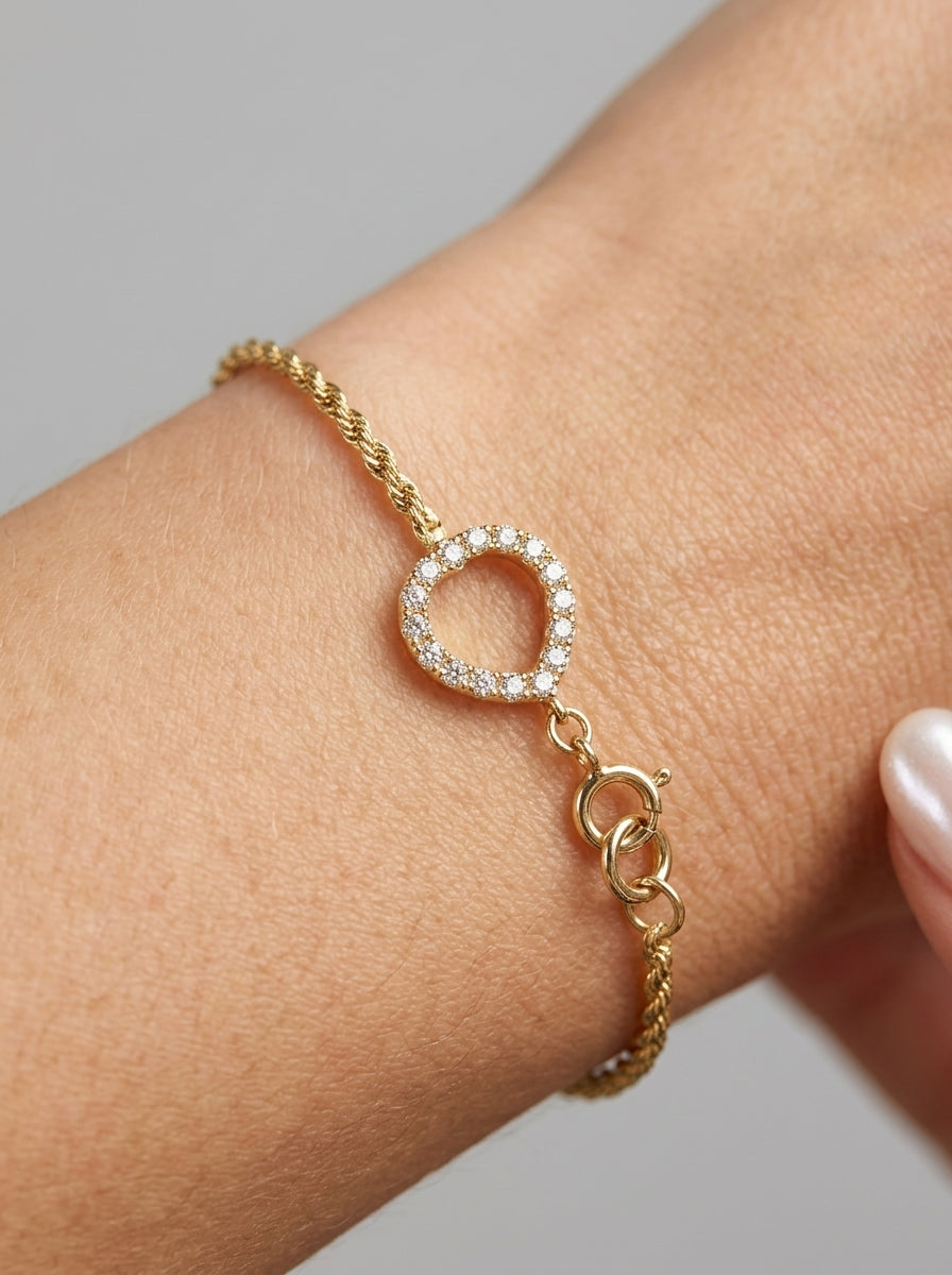 Heart Link Bracelet