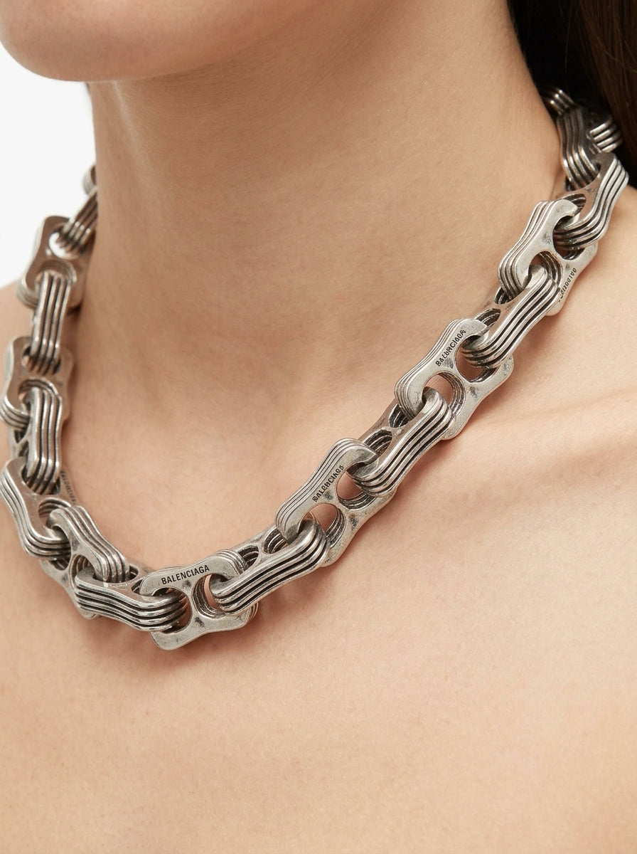 Balenciaga Soda Can Necklace – Silver (2022)