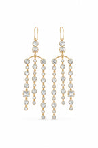 Valentino Garavani Crystal Chandelier Earrings (2000s)