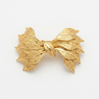 Ivy Bow Brooch