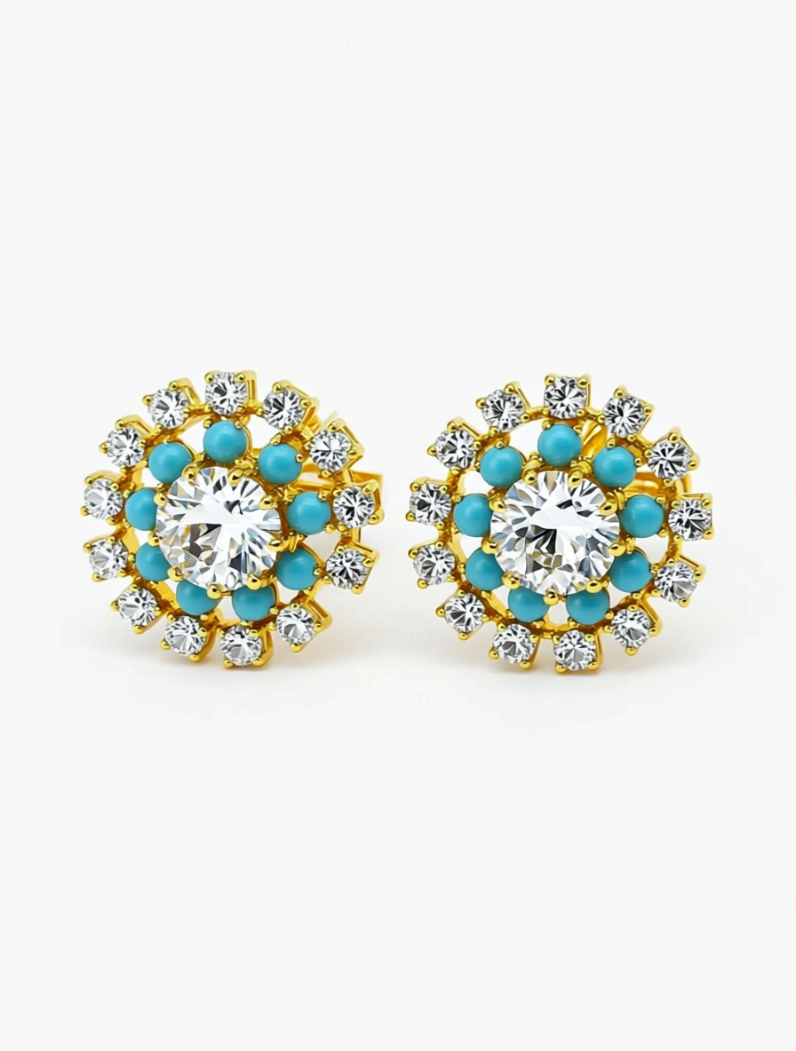 Lagoon Crystal Earrings