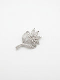 Marcasite Flower Brooch
