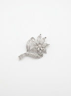 Marcasite Flower Brooch