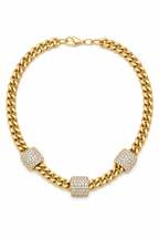 Monaco Crystal Link Necklace