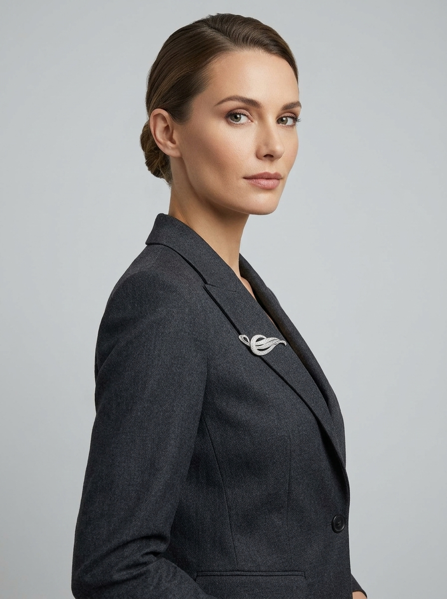 Panache Crystal Brooch