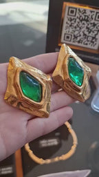 Iconic Yves Saint Laurent XL Clip Earrings