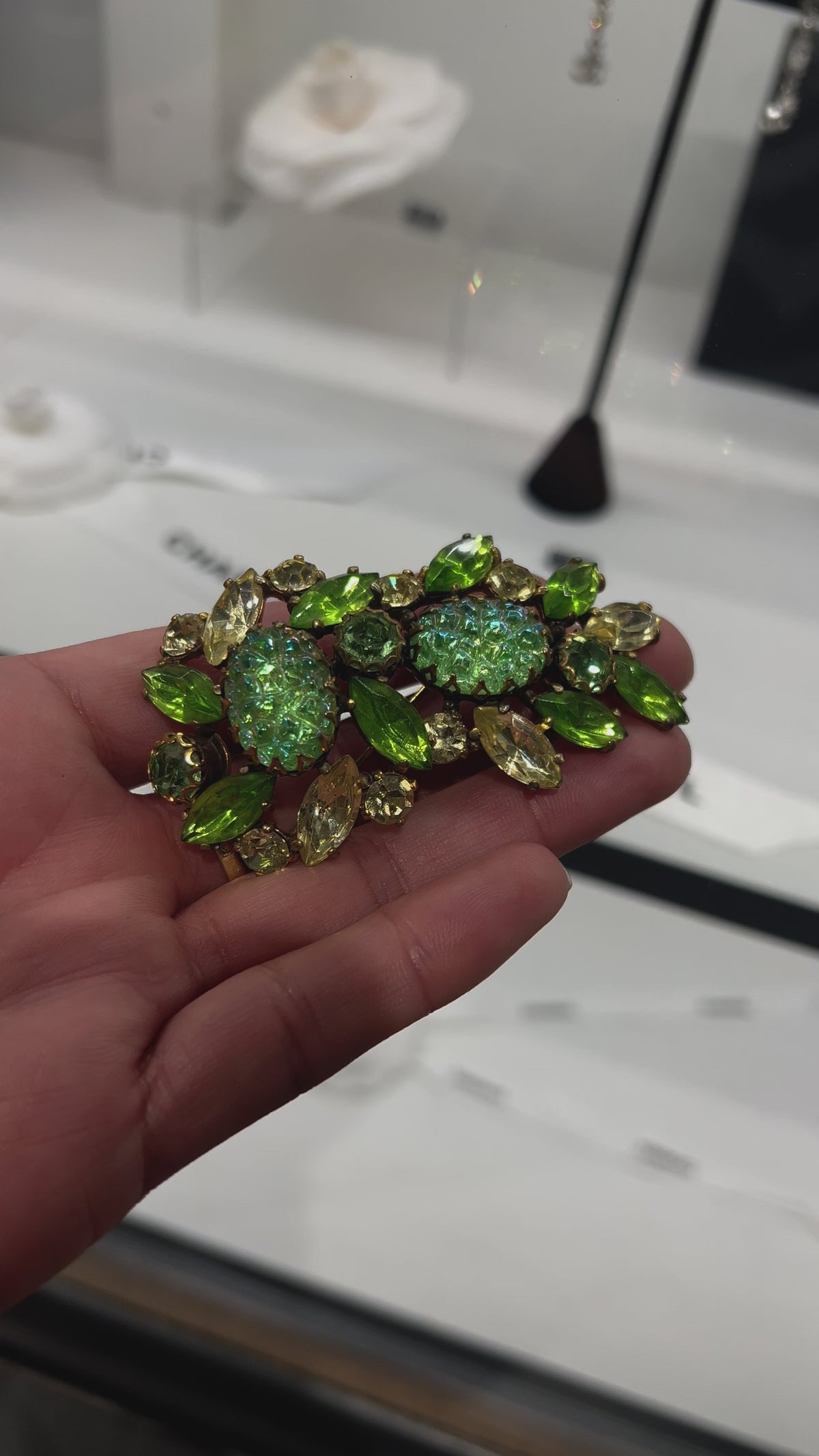 Elsa Schiaparelli 1950s 'Lava' Rock Brooch
