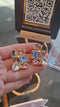 Yves Saint Laurent Crystal Clip Earrings