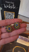 Christian Dior Crystals Clip Earrings 1974