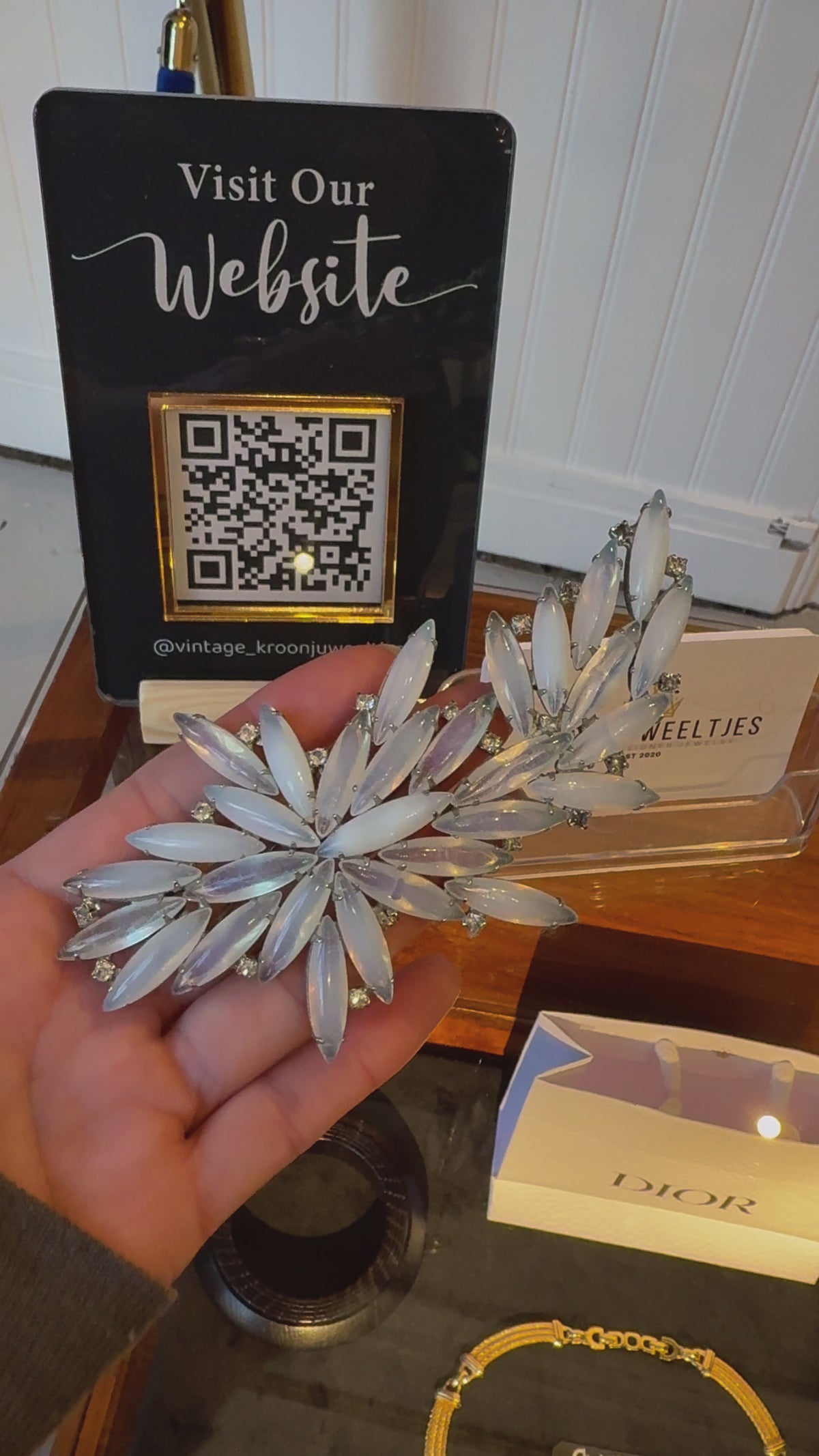 XL Navette Brooch