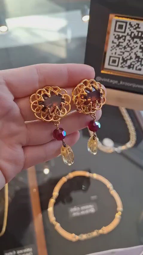 Yves Saint Laurent Baroque Clip Earrings