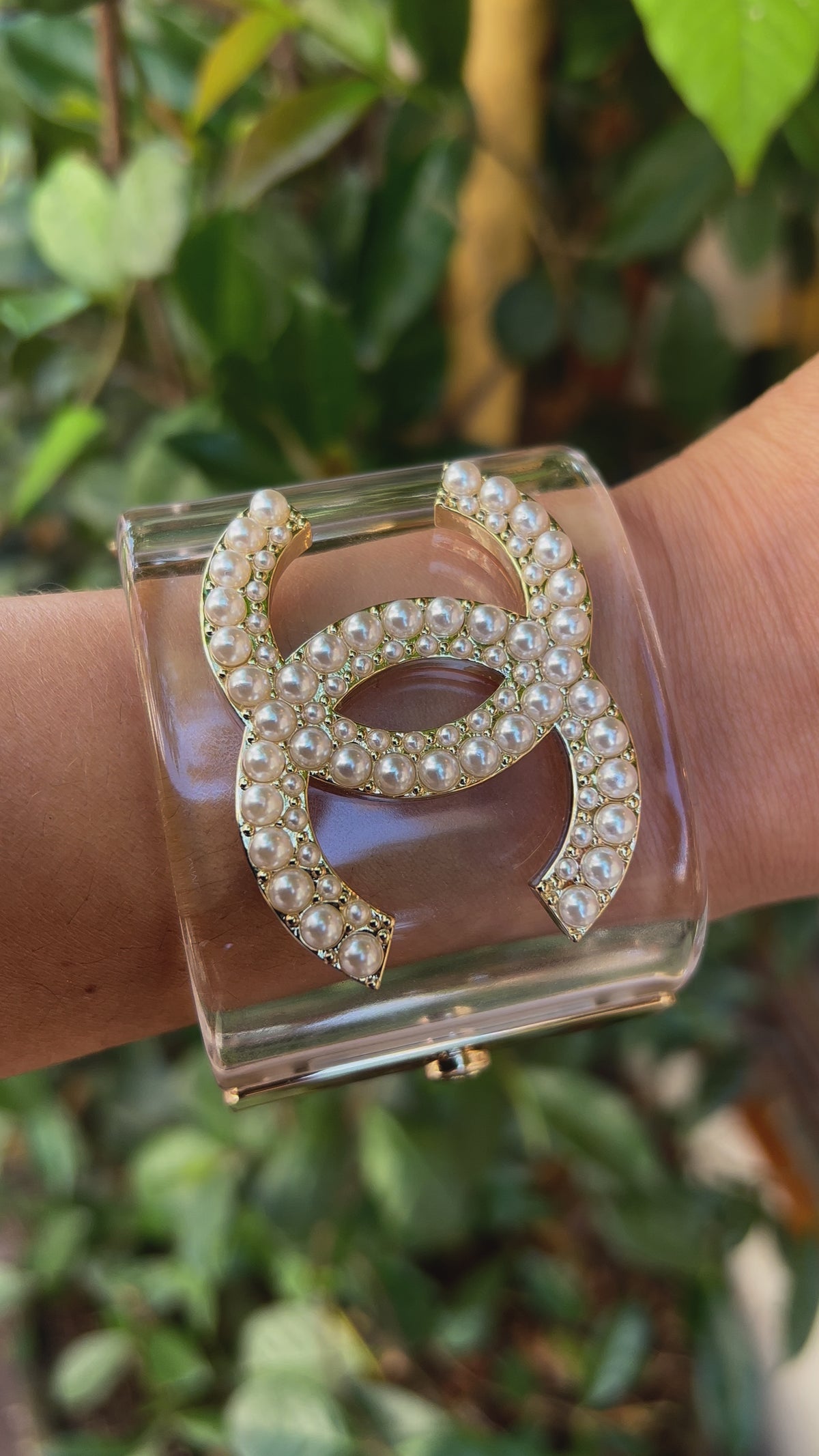 Chanel Pearl Cuff