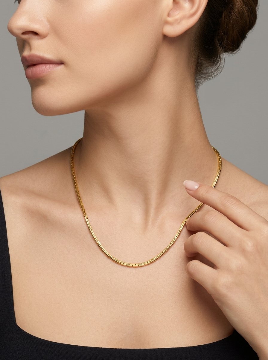 Venice Box-chain Necklace