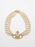 Vivienne Westwood parel-orb-choker-ketting