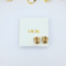 Christian Dior Strass & Paarse Kristallen Clip Oorbellen