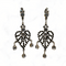 Vintage Spectaculaire Chandelier Kristal Oorbellen