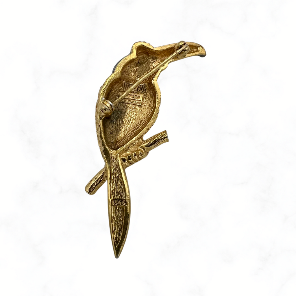 Vintage Carven Toucan Brooch – view 3