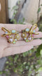 Clip Earrings Christian Lacroix Rainbow Crystals