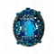 Vintage Austrian Kristal broche