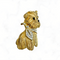 Carven Vintage Hond Broche