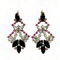 Vintage Spectaculaire Rhinestone Oorbellen
