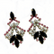 Vintage Spectaculaire Rhinestone Oorbellen