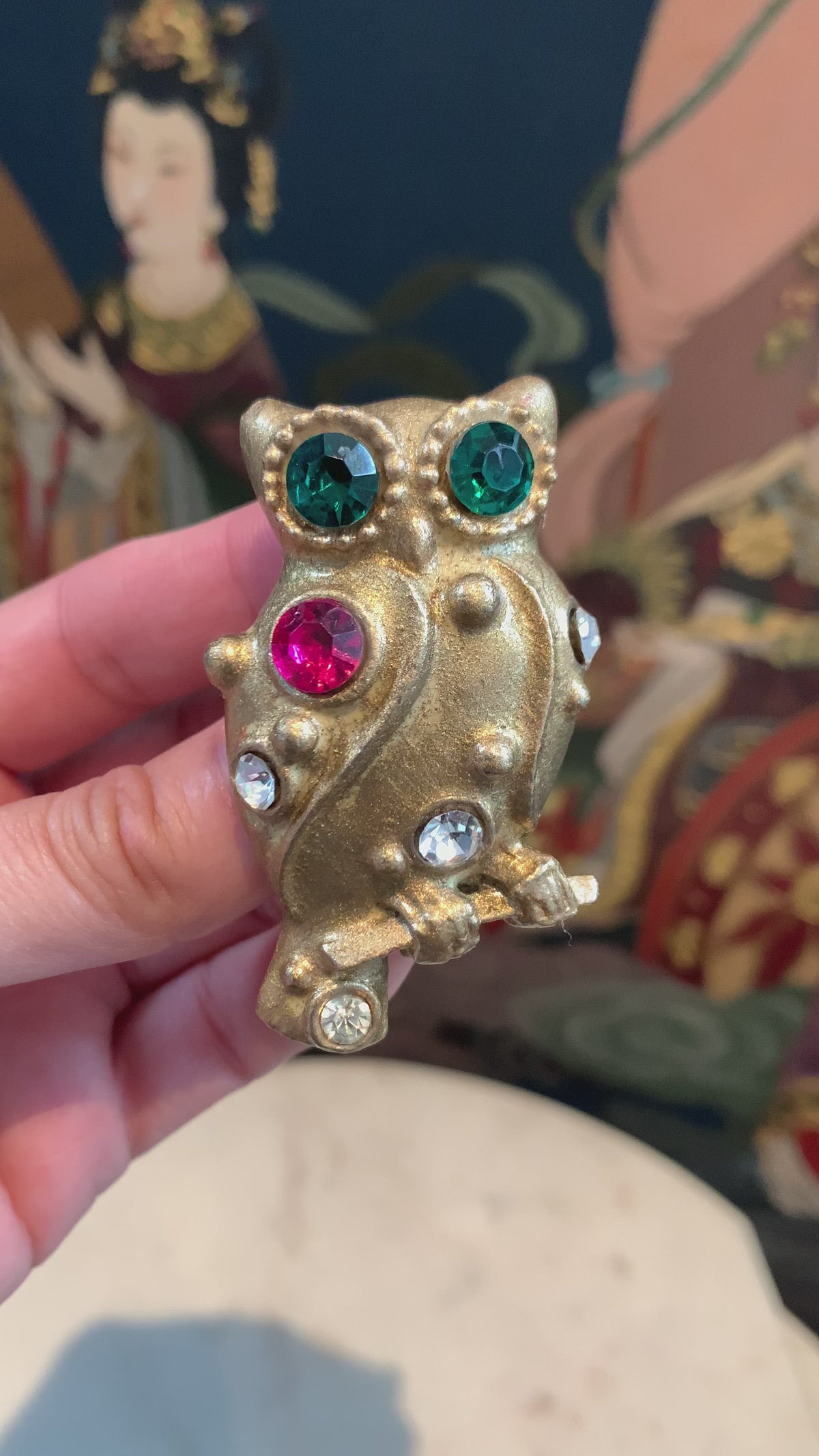 Lanvin Detailed Owl Brooch