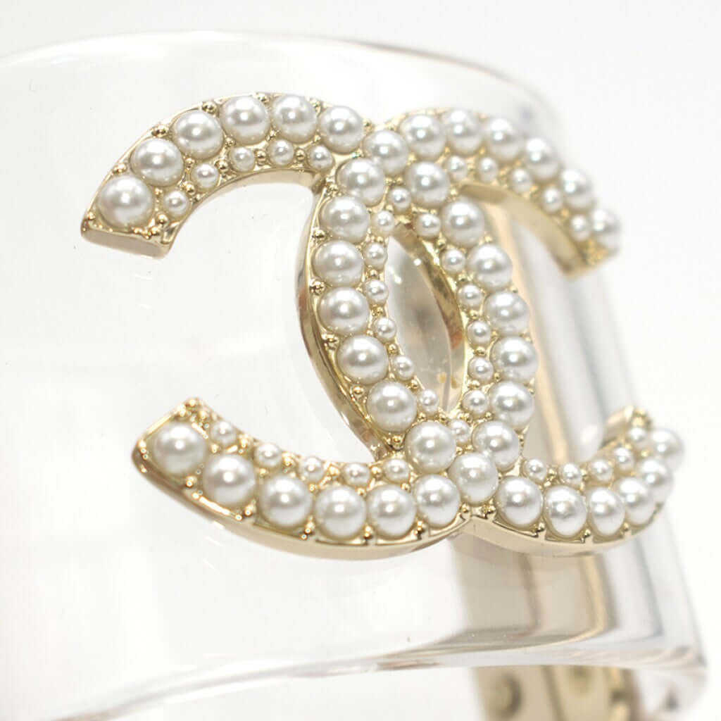Vintage Chanel Pearl Cuff – view 4