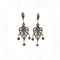 Vintage Spectaculaire Chandelier Kristal Oorbellen