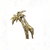 Vintage Giraffe Brooch Georges Rech