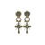 Zoe Coste Vintage Cross Earrings