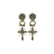 Zoe Coste Vintage Cross Earrings