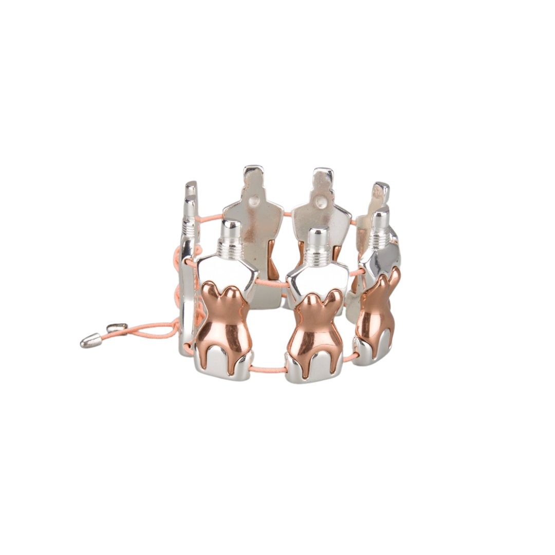 Vintage Iconic Jean Paul Gaultier Miniature Mannequins Bracelet – view 3