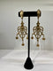 Vintage Spectaculaire Chandelier Kristal Oorbellen