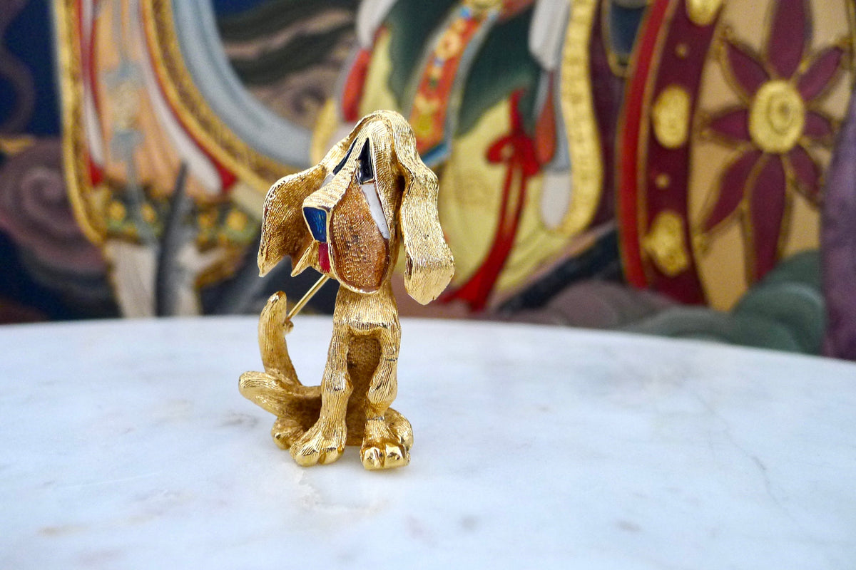 Vintage Carven Dog brooch – view 6