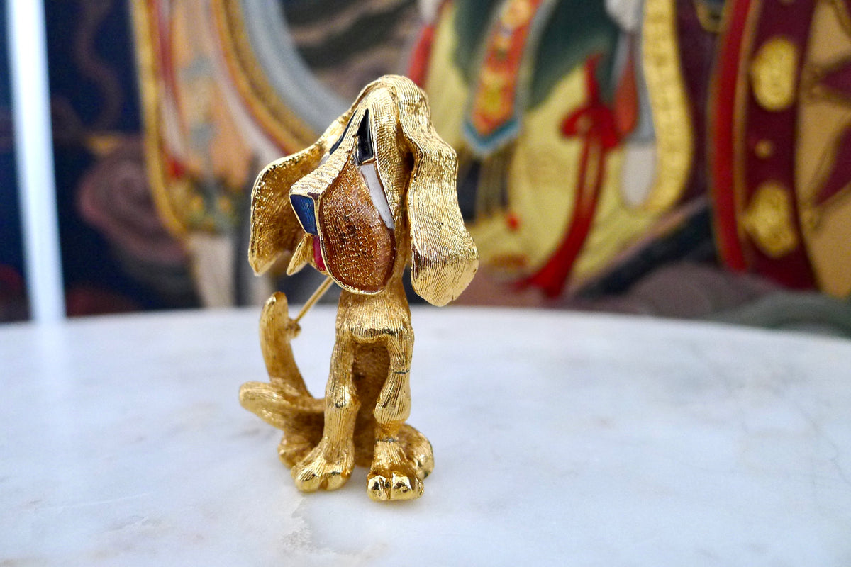 Vintage Carven Dog brooch – view 5