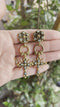 Zoe Coste Vintage Cross Earrings